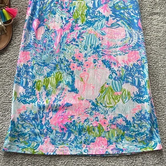 Lilly Pulitzer Rose Shift Dress Bali Blue Once Upon A Tide - Picture 7 of 7